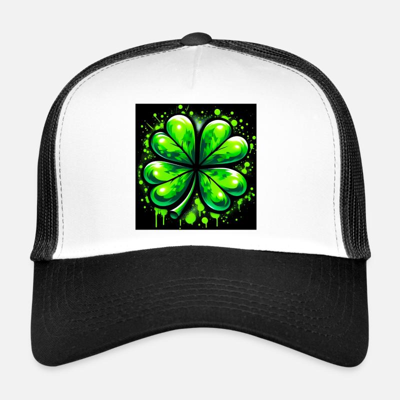 Four-leaf clover Trucker Cap
