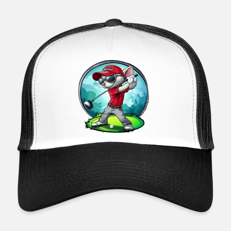 Mice Golfer / Golf Mouse Trucker Cap