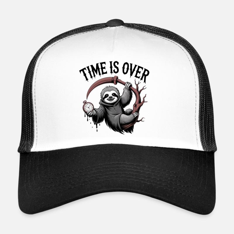 Paresseux Grim Reaper Time Casquette trucker 