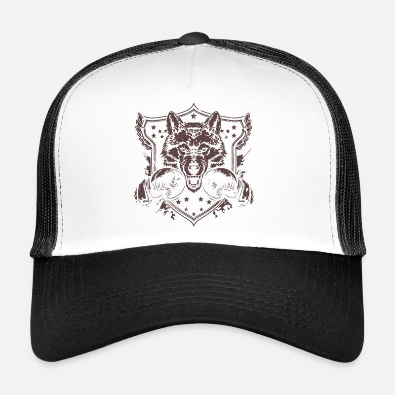 Boxer loup Casquette trucker 