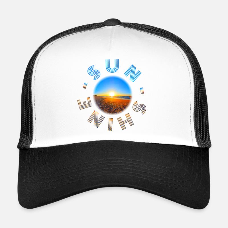 Sunset on the Beach Design Trucker Cap