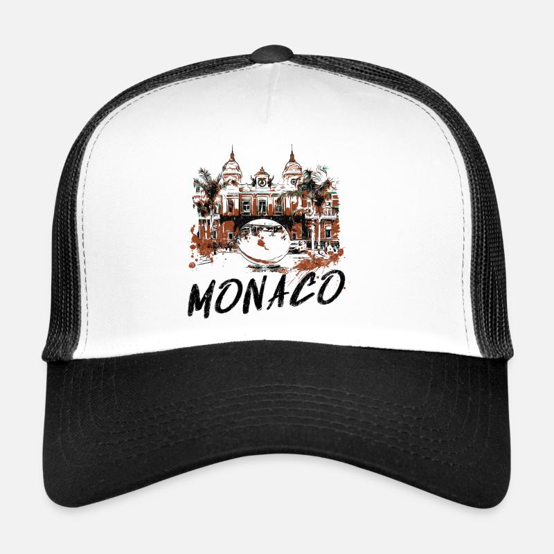 Fassade des Casino de Monaco – Illustration Trucker Cap