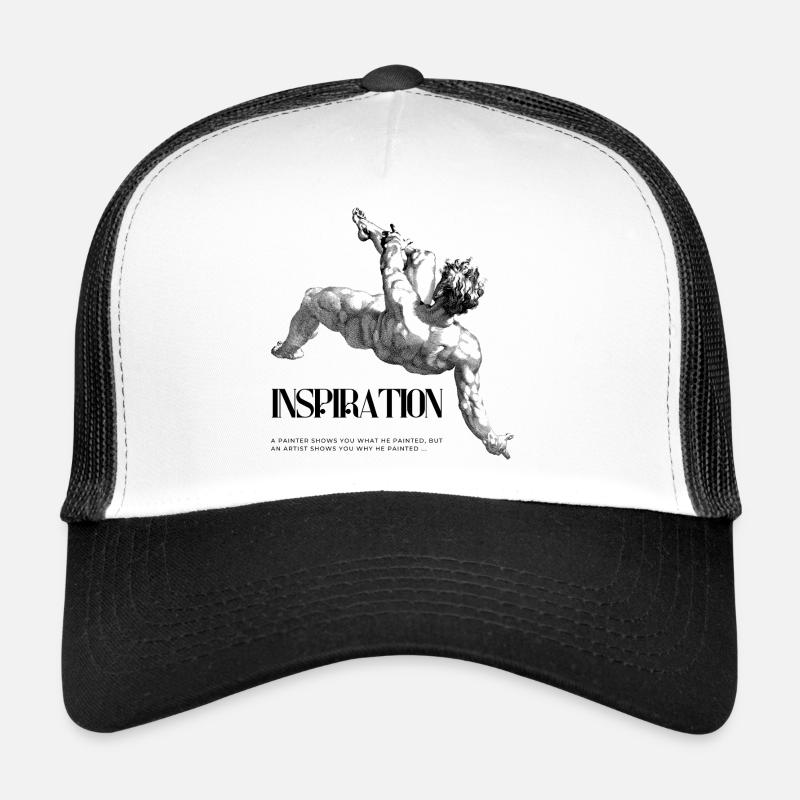 inaccessible - Casquette trucker  - blanc/noir