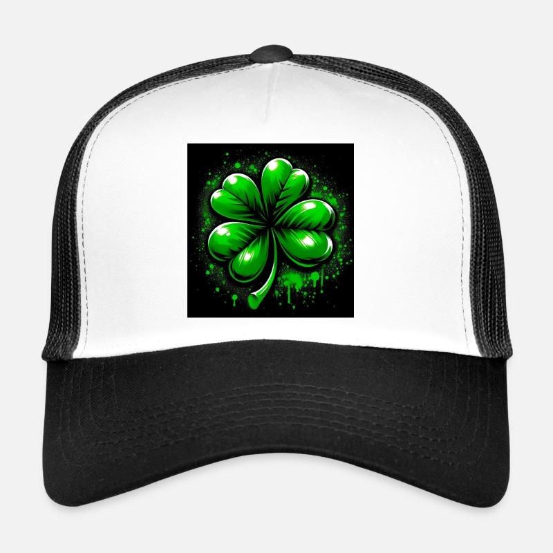 Four-leaf clover Trucker Cap