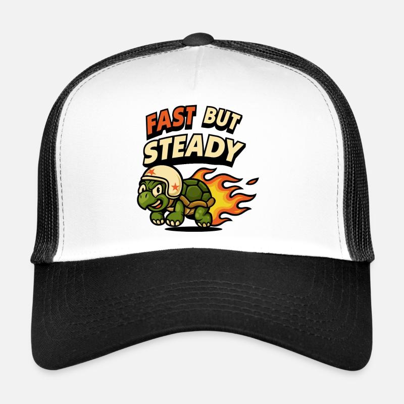 Fast yet durable turtle design Trucker Cap