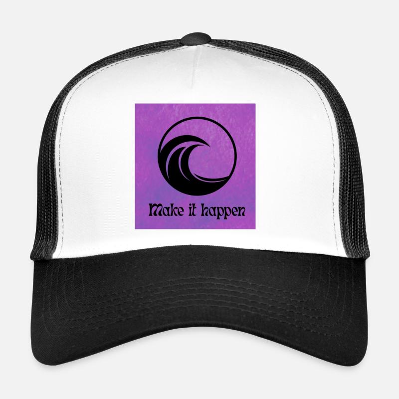 Wavy Circle MakeItMotif Trucker Cap