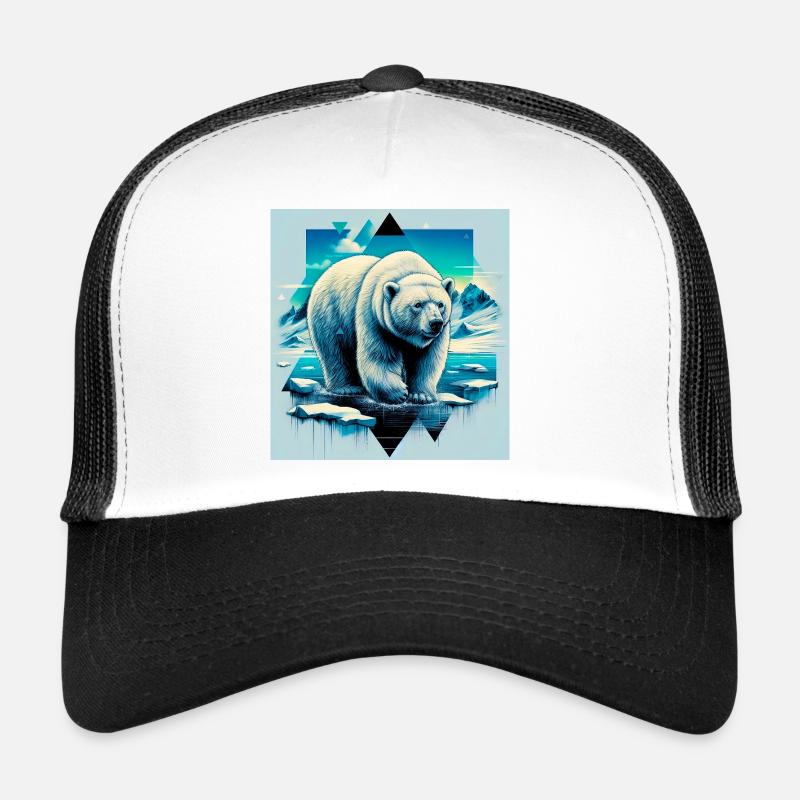 Eisbär - Trucker Cap - Weiß/Schwarz