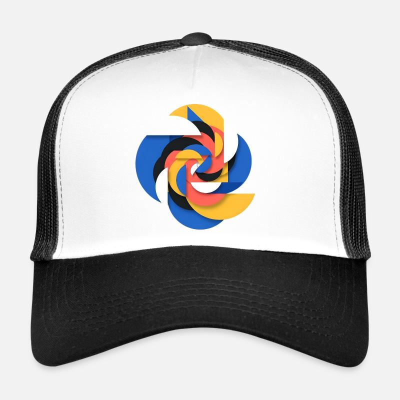 Abstrakt Geometrisch Trucker Cap