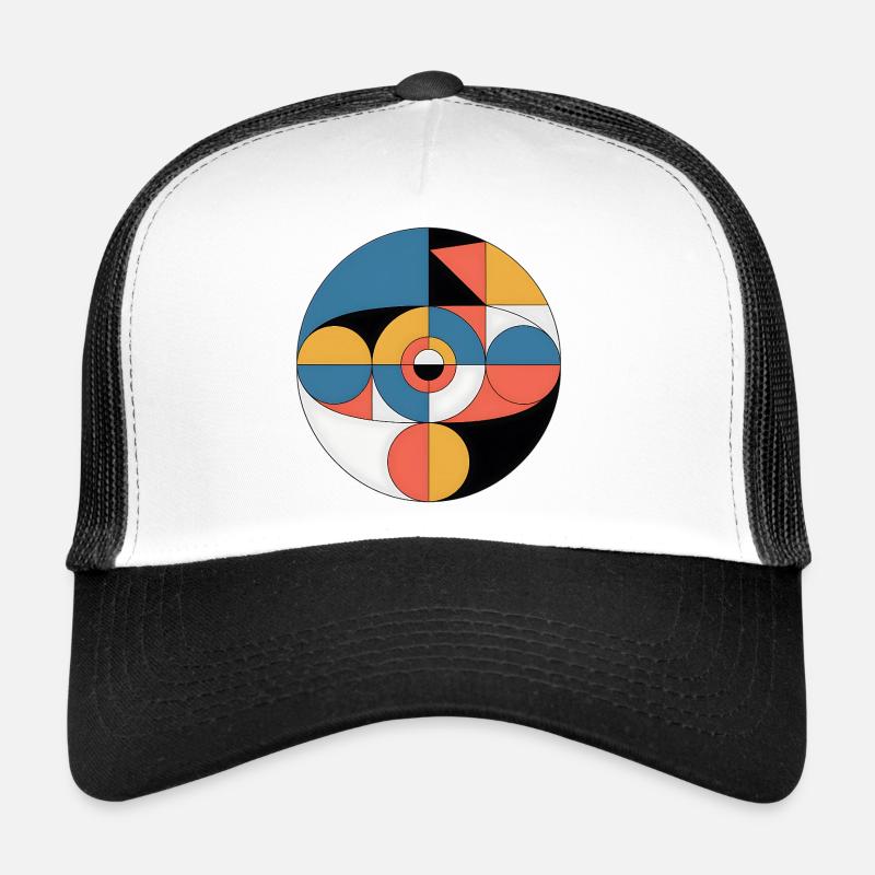 Abstract Geometric Trucker Cap
