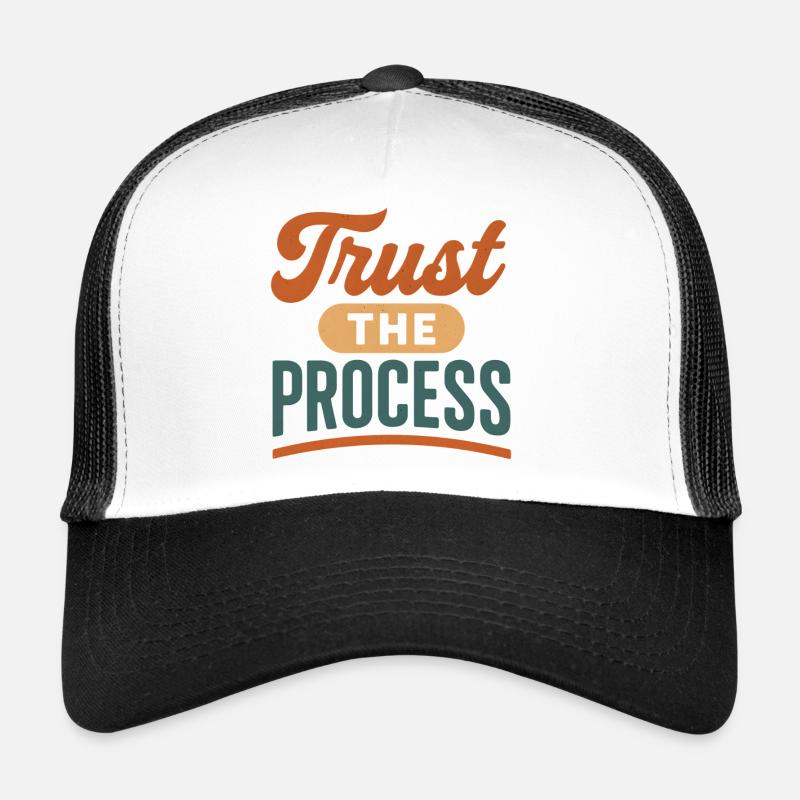 Faites confiance au processus Retro Print Casquette trucker 