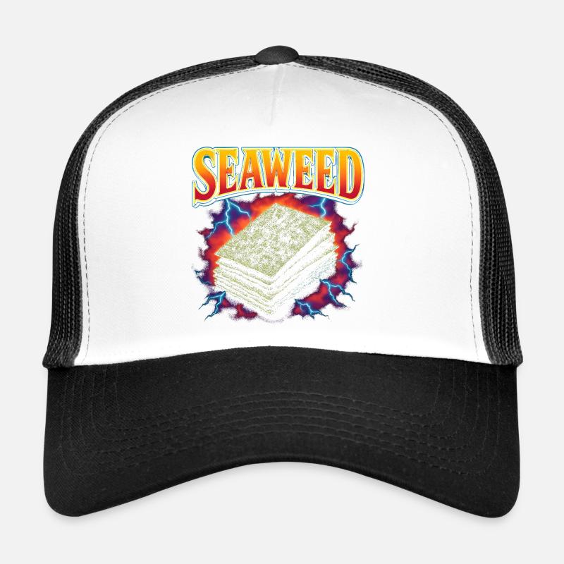 Rouleaux d’algues Nori Nourriture préférée Étrange des années 90 Seet Casquette trucker 