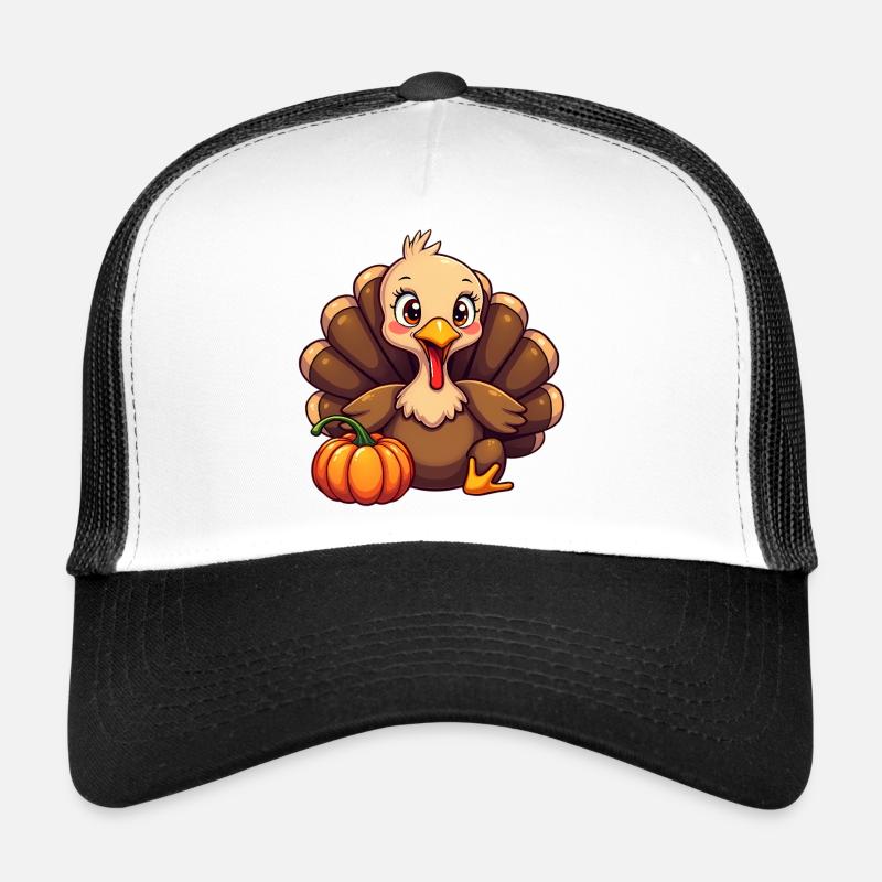 Bébé dinde de Thanksgiving Casquette trucker 