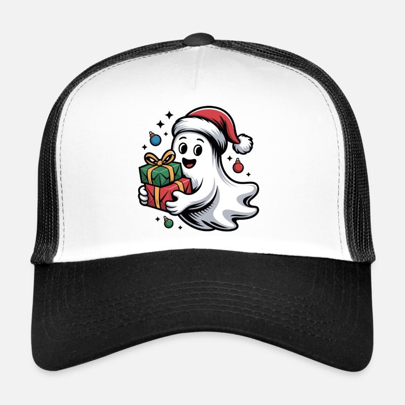 Weihnachtsgeist mit Geschenken Casquette trucker 