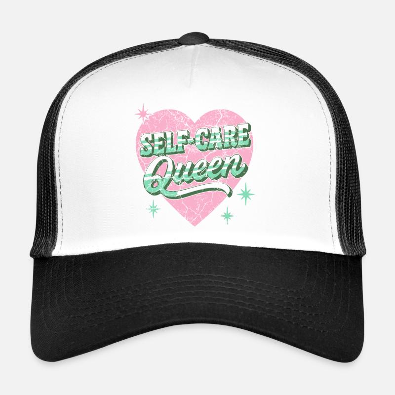 Mindfulness and Self-Care Pullover Hoodie for Women Trucker Cap