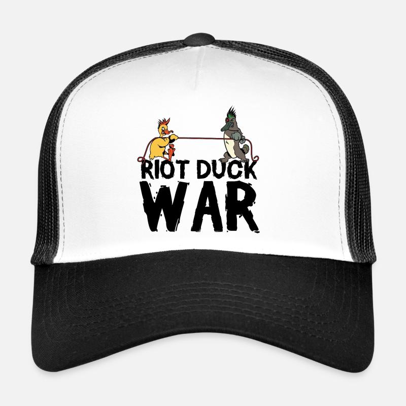 Canards animés du combat pour la corde Casquette trucker 
