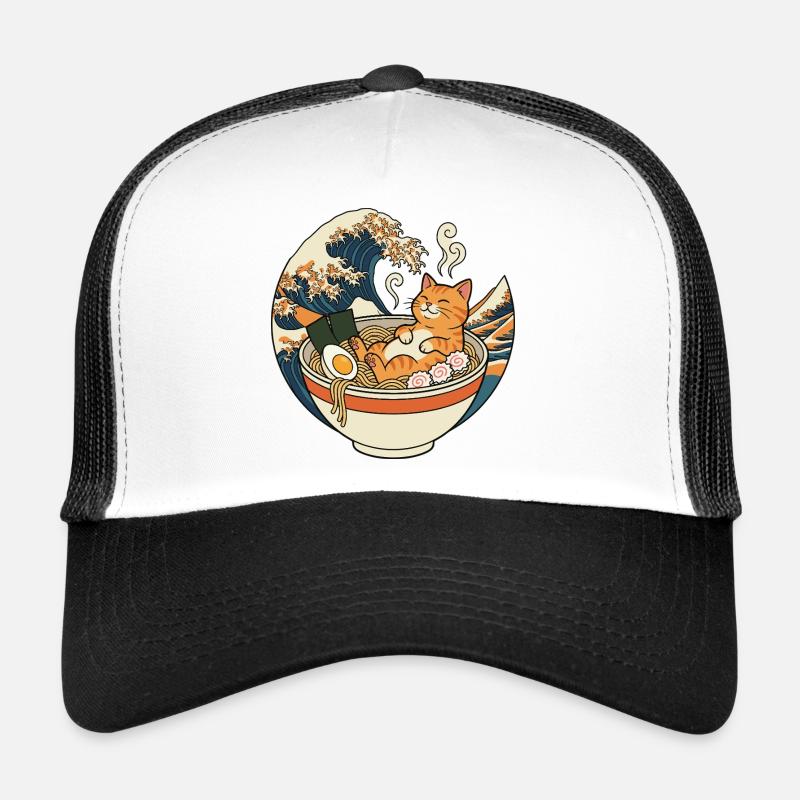 Ramen Chat Casquette trucker 
