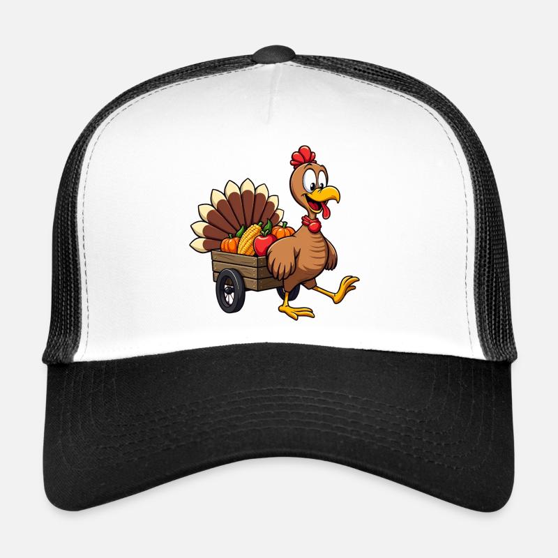 Thanksgiving Drôle Dinde de Thanksgiving Casquette trucker 