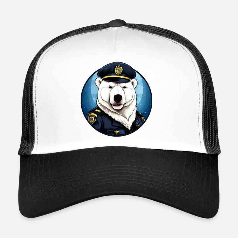 Eisbären Polizei Trucker Cap