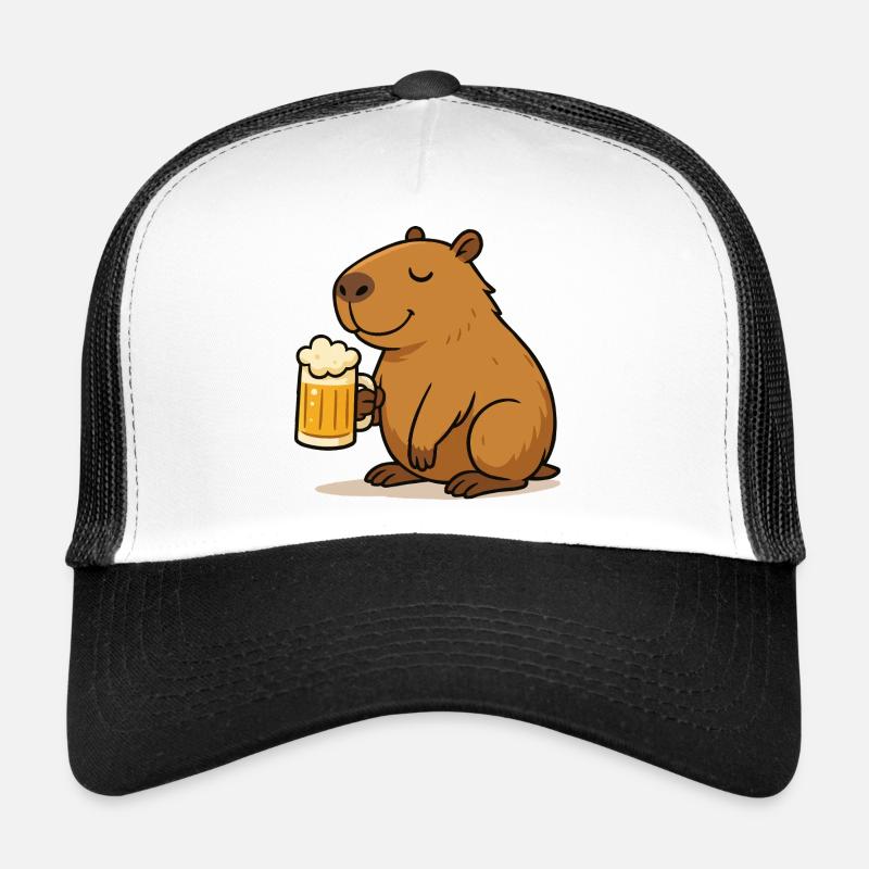 Bière de capybara Casquette trucker 