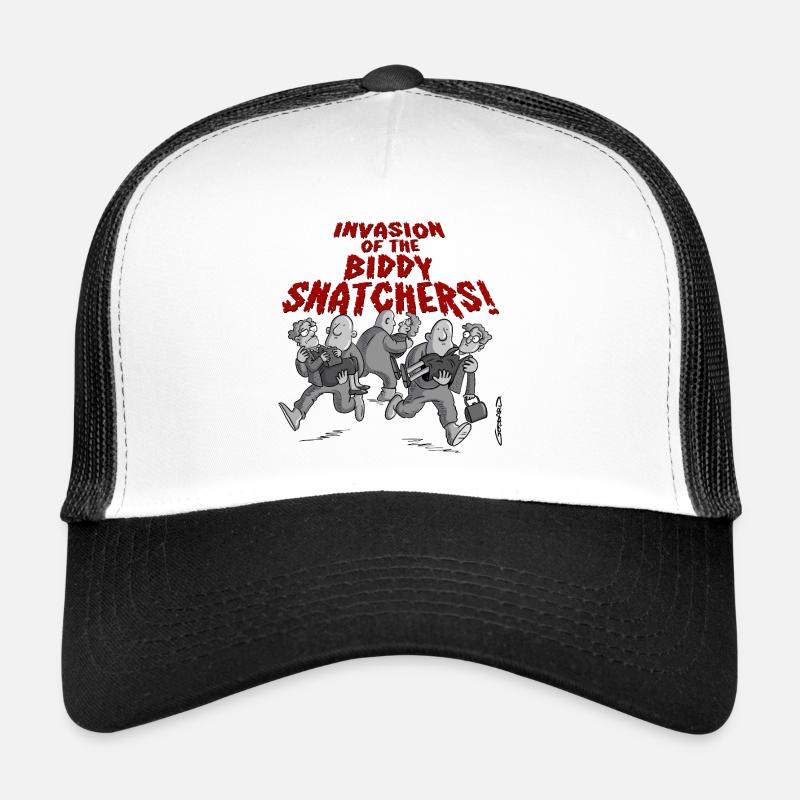 Invasion der Biddy Snatchers - Trucker Cap - Weiß/Schwarz