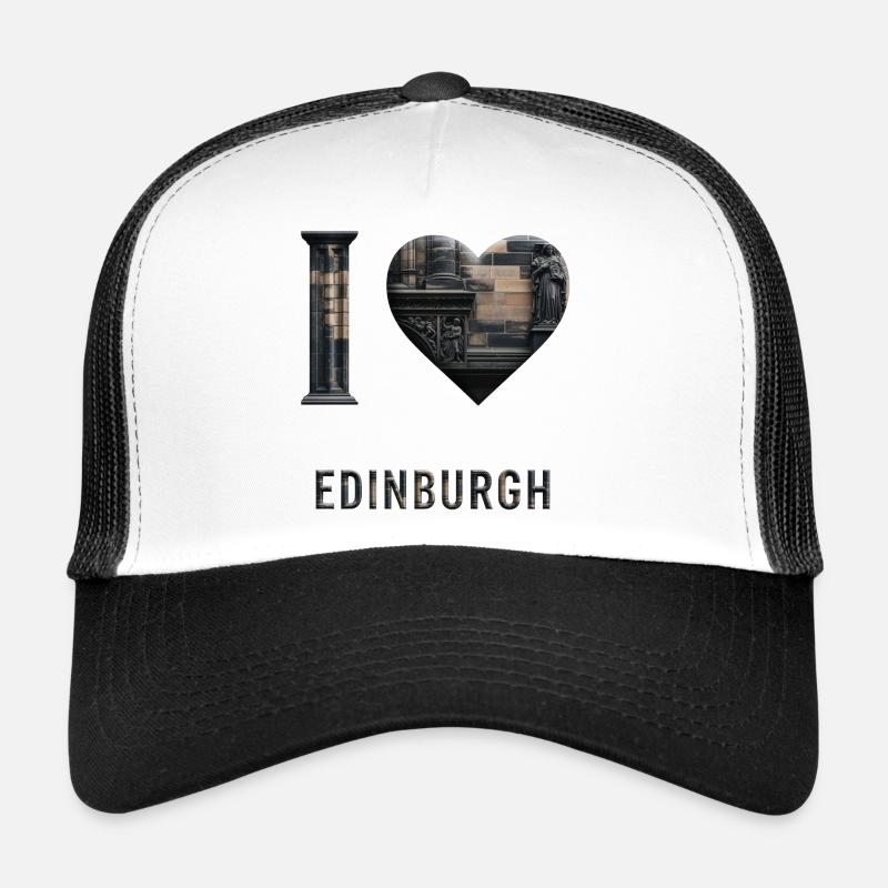 I Love Edinburgh – Stone City Architecture Trucker Cap