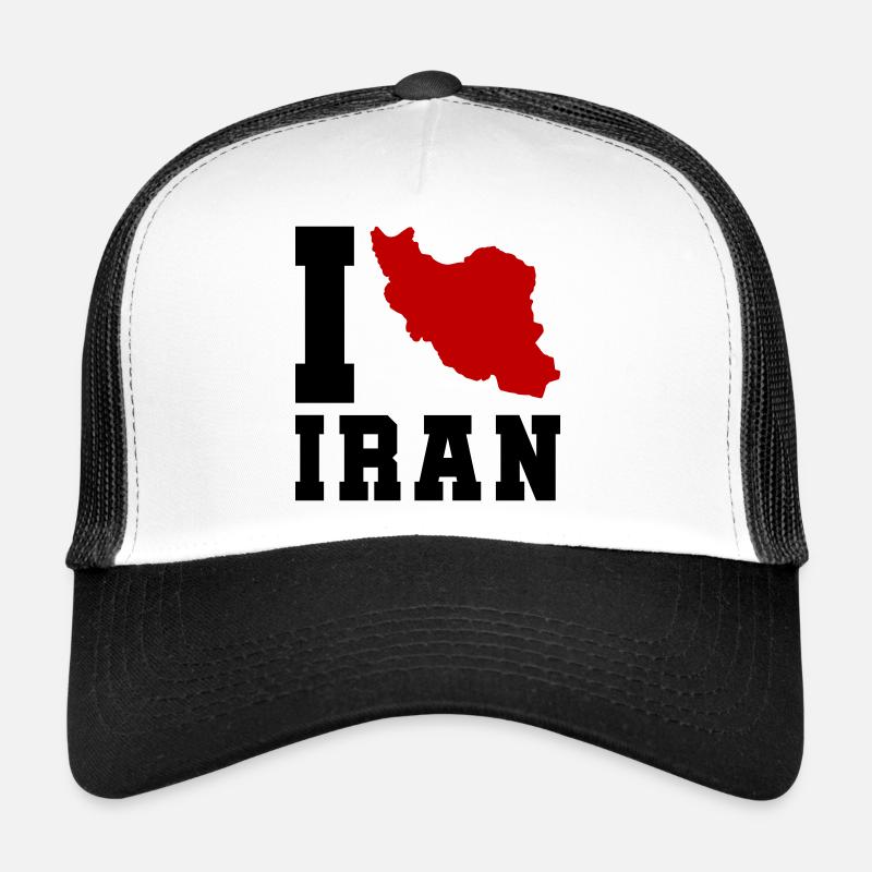 J’aime l’Iran Casquette trucker 