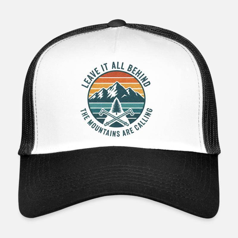 Les montagnes appellent Patch Casquette trucker 