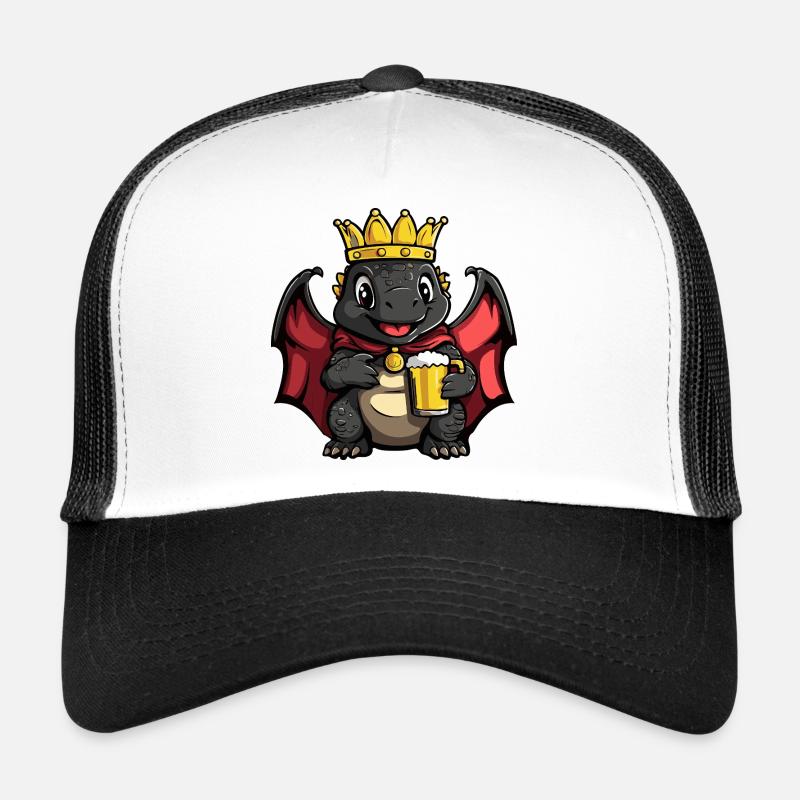 Dinosaur Stegosaurus Beer King Trucker Cap