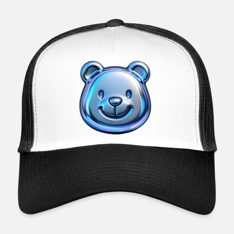 Ours mignon aux reflets métalliques Casquette trucker 