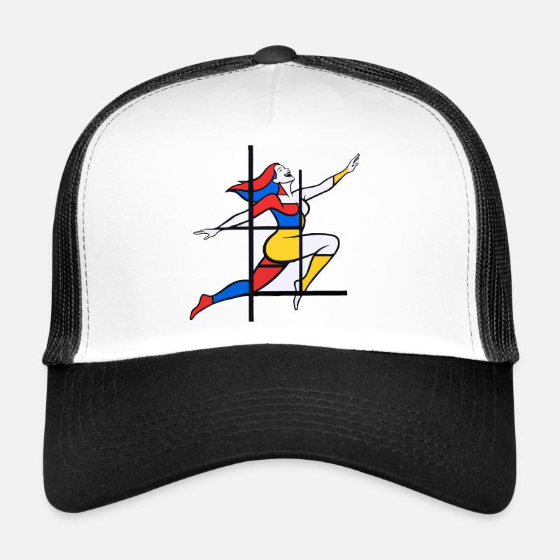 Madame Mondrian Casquette trucker 