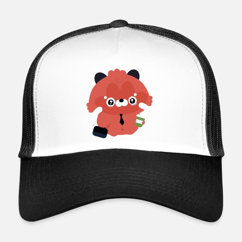 Kawaii Red Panda Office Coffee Trucker Cap