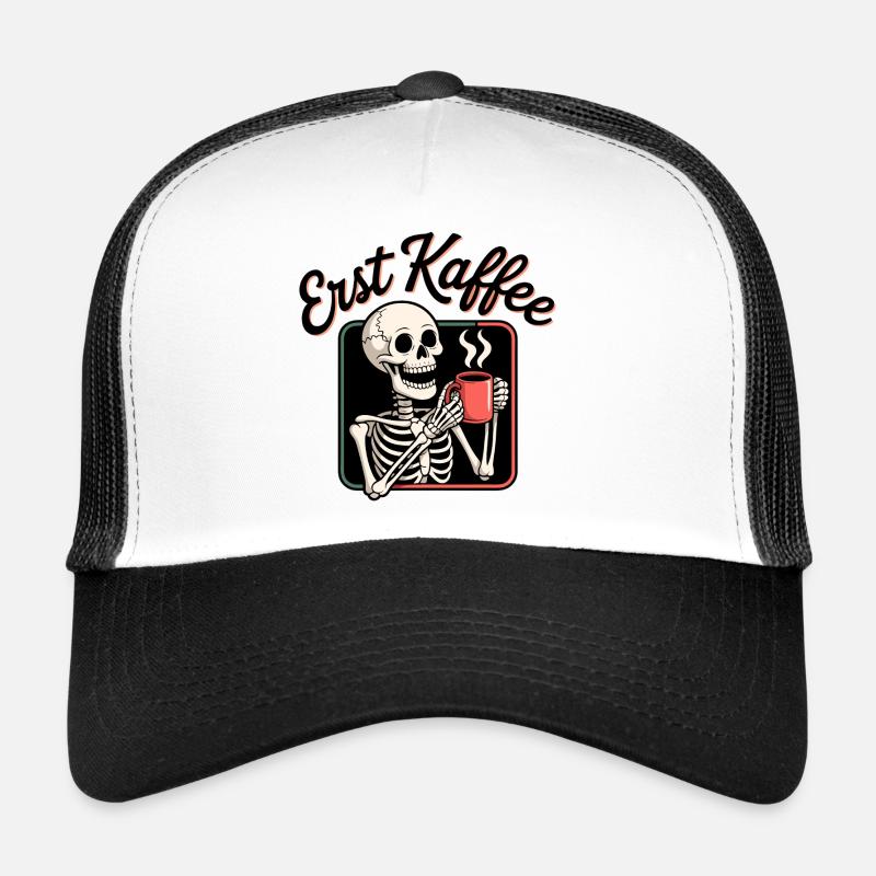 Premier squelette de café Casquette trucker 