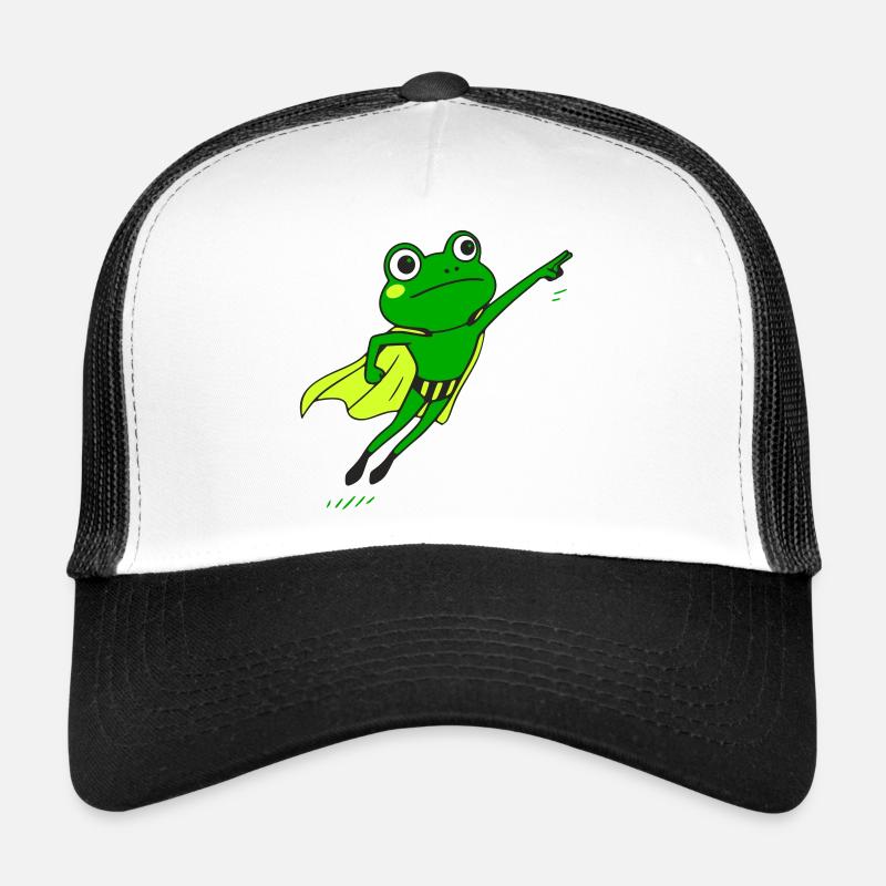 Héros grenouille en supercape Casquette trucker 