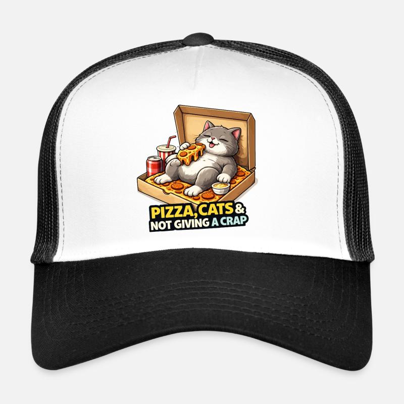 Pizza Cats Attitude Casquette trucker 