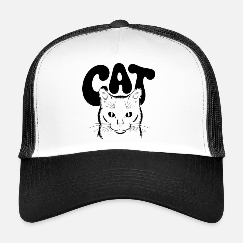 Cat logo for light backgrounds Trucker Cap