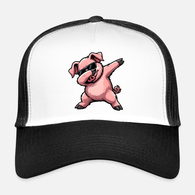 Dabbing Pig Trucker Cap