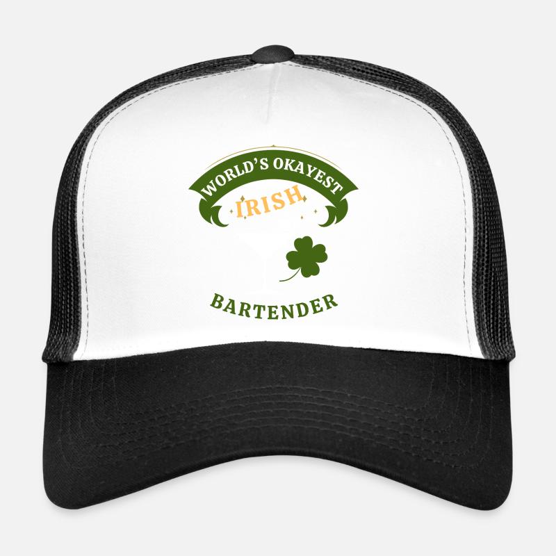 Irischer Barkeeper – der okayste irische Barkeeper Trucker Cap