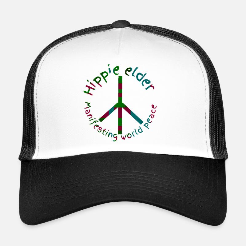 Hippies-Frieden Trucker Cap