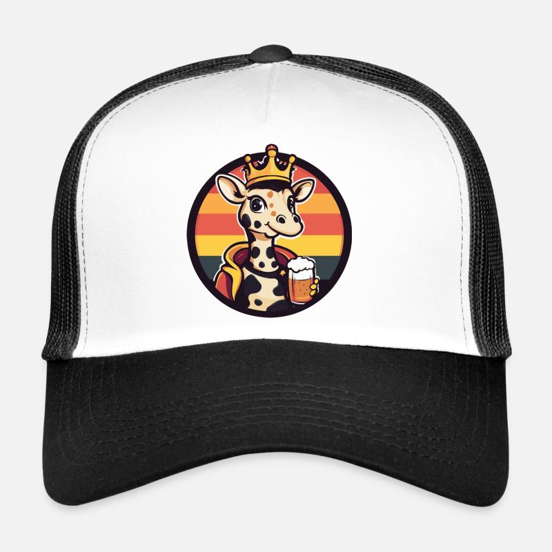 Giraffe Bier Lustig Trucker Cap