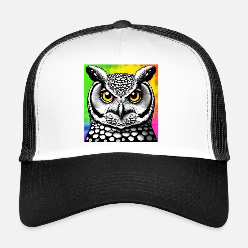 hibou Casquette trucker 
