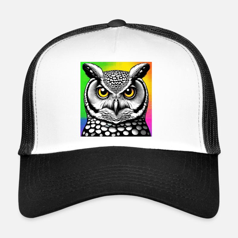 hibou Casquette trucker 