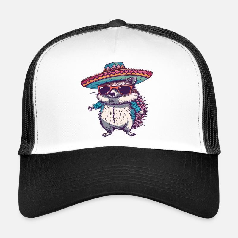 Sombrero comique drôle de hérisson Casquette trucker 