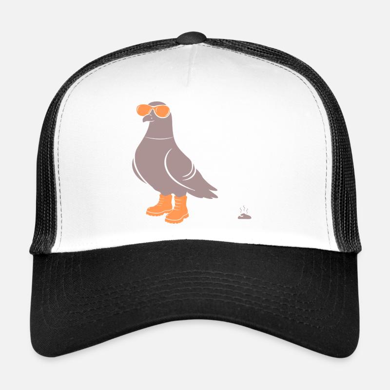 Pigeon Orange Trucker Cap