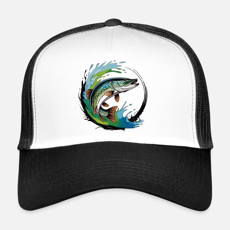 Pêche au brochet Casquette trucker 