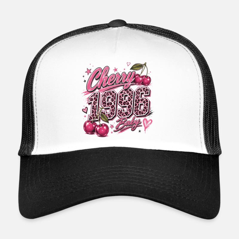 Cherry 1996 Baby Leopard Trucker Cap
