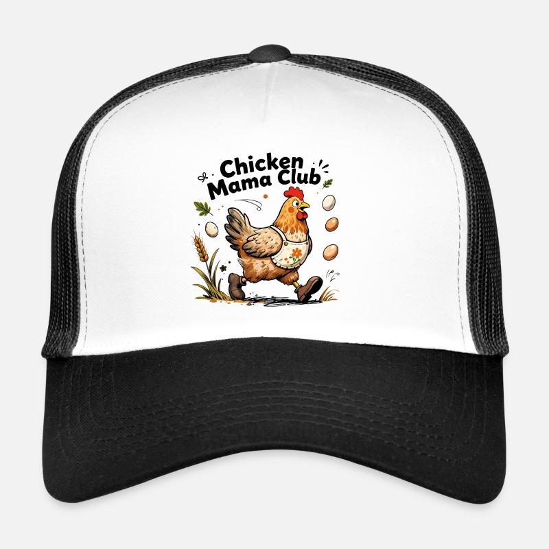 Chicken Mama Club – Dynamic free-range hen Trucker Cap