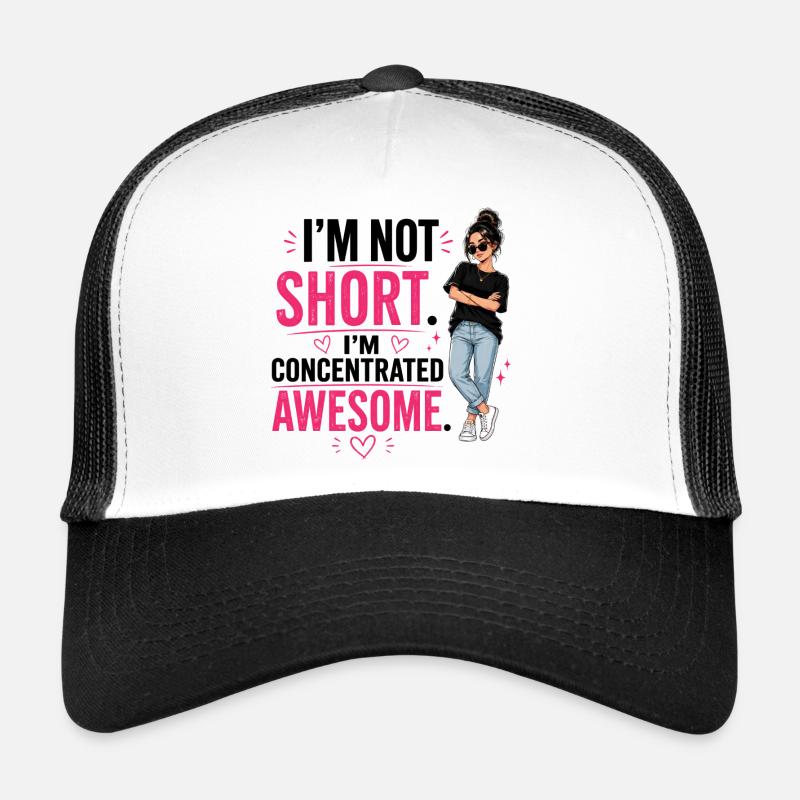 Je ne suis pas petit, je suis concentré, génial Casquette trucker 