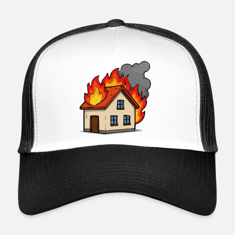 Caserne de pompiers Casquette trucker 