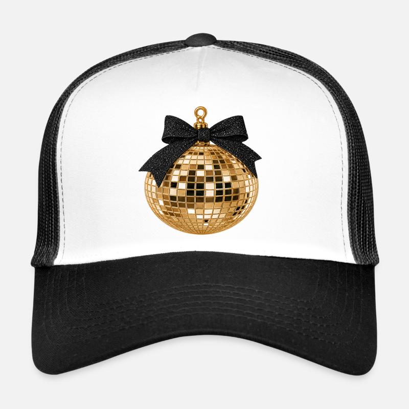 Disco ball with bow Trucker Cap