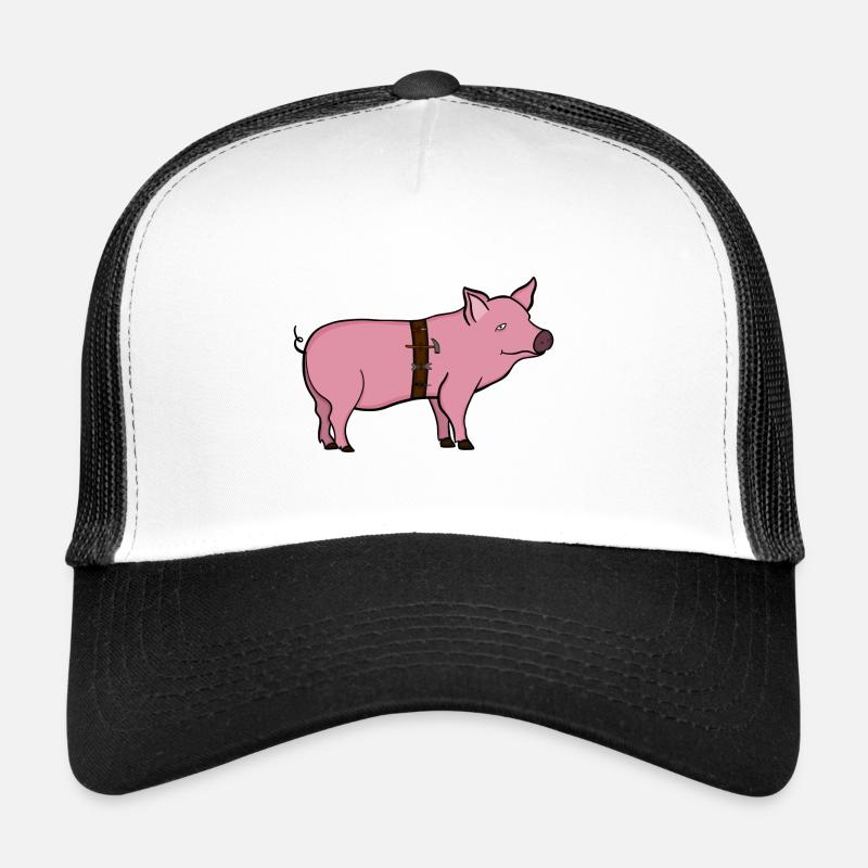 PIG WORKER EMPLOYEE COLLEAGUE WORK Trucker Cap